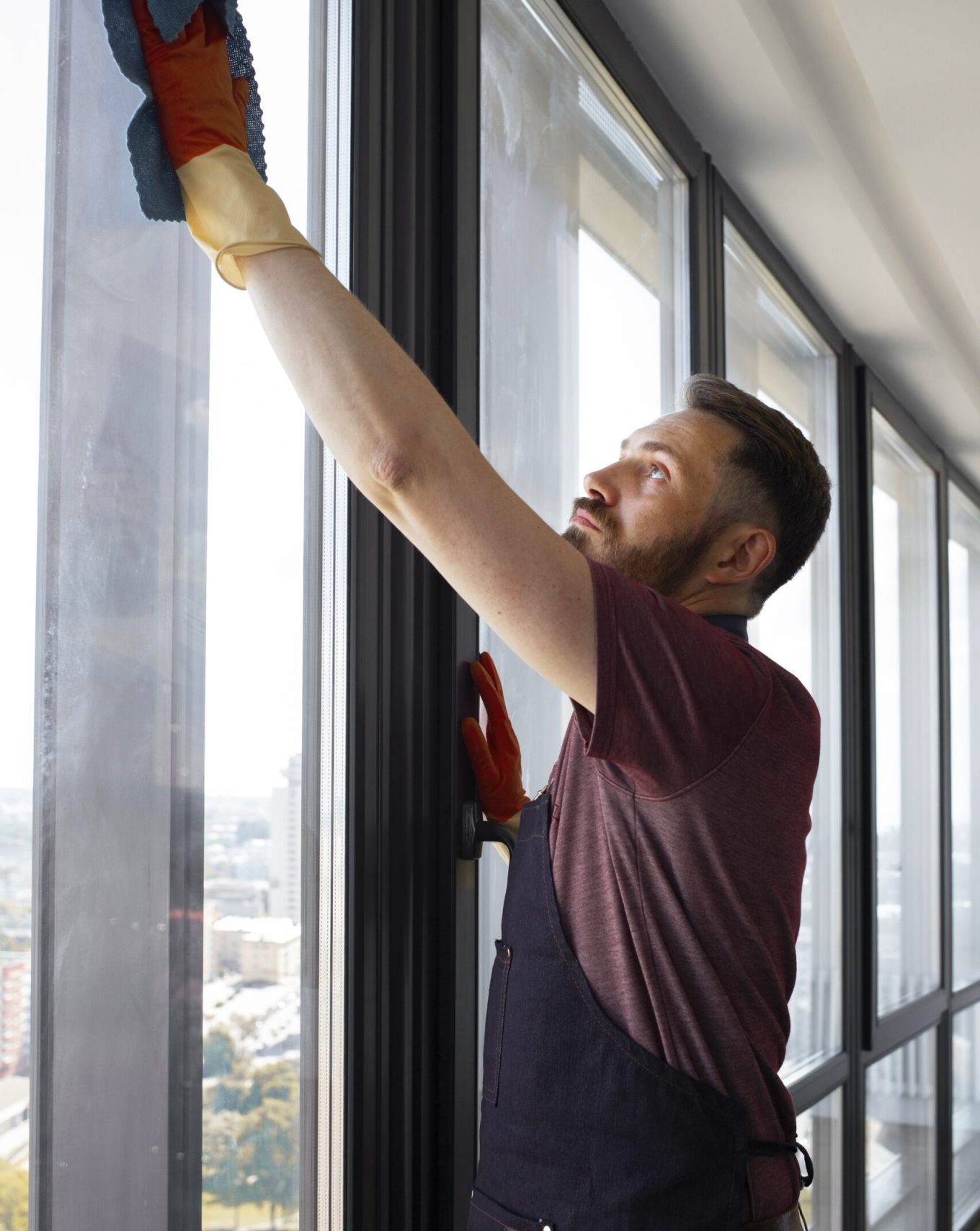 man-servant-washing-windows